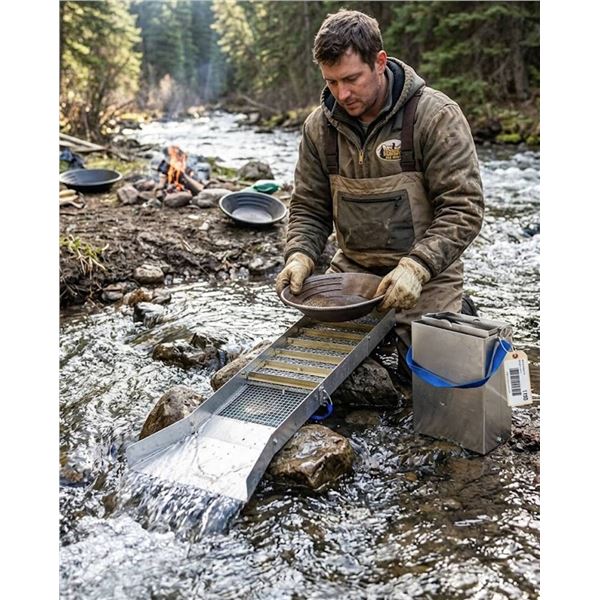Folding Aluminum Sluice Box 64032