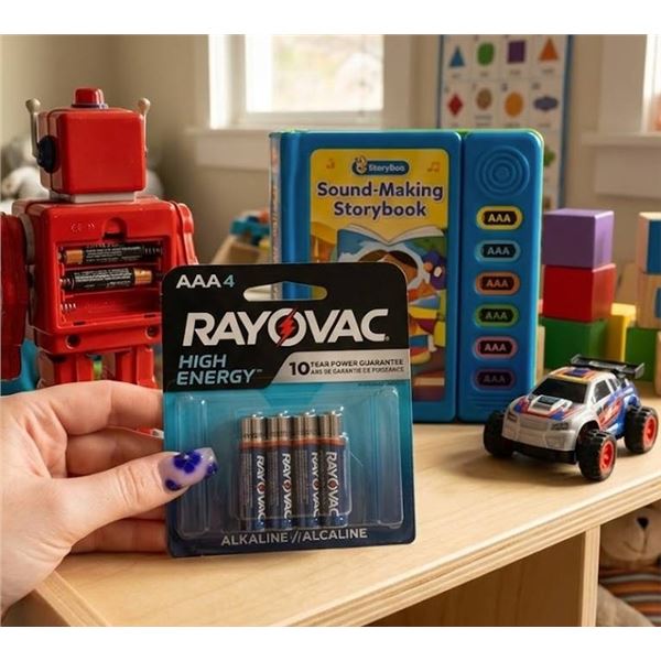 Lot of 9 - Rayovac High Energy AAA Alkaline Batteries 4