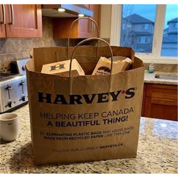 Harvey's Kraft Paper Bags 250 Pack