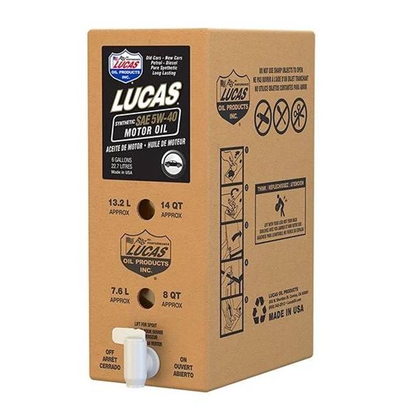 Lucas Synthetic SAE 10W-60 Motor Oil, 6 Gall.