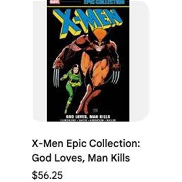 X-Men Epic Collection: God Loves, Man Kills