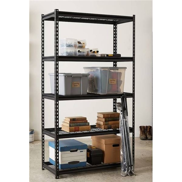 Co-op Gold 5-Tier Metal Shelf Unit **Acceccories Not Included**