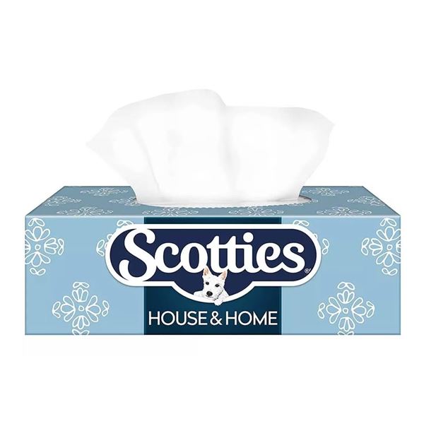 Scotties House & Home Facial Tissue, 2-Ply, 126 Sheets, 18-pk