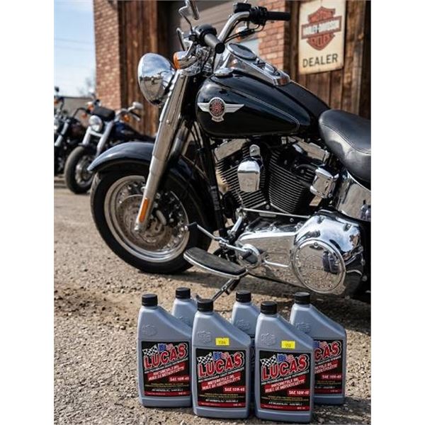 Lucas SAE 10W-40 Motorcycle Oil 946ml