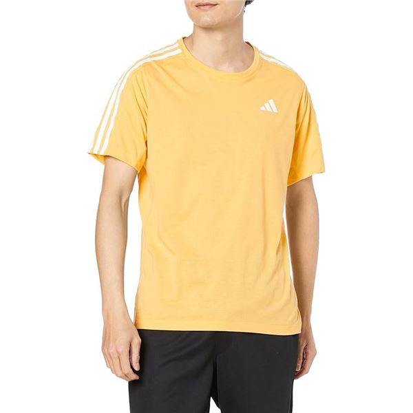 Adidas Yellow Running T-Shirt Medium