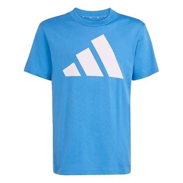 Adidas Blue Logo T-Shirt, Size Large