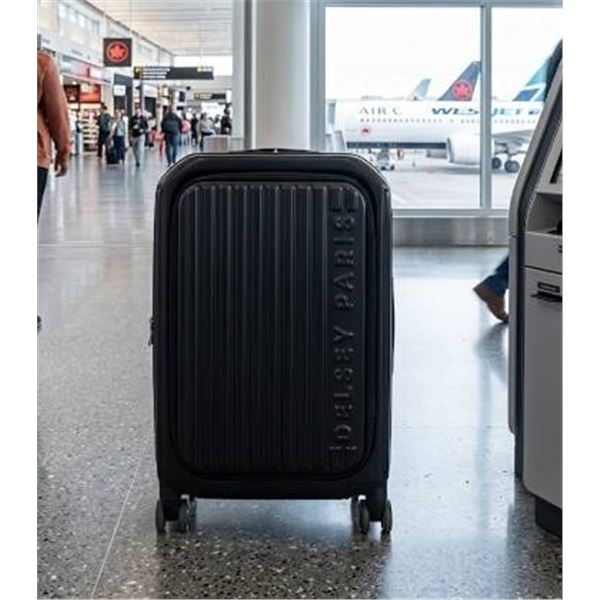Delsey Paris Black Hard Shell Suitcase