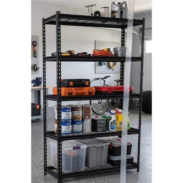 Co-op Gold 5-Tier Metal Shelf Unit **Acceccories Not Included**