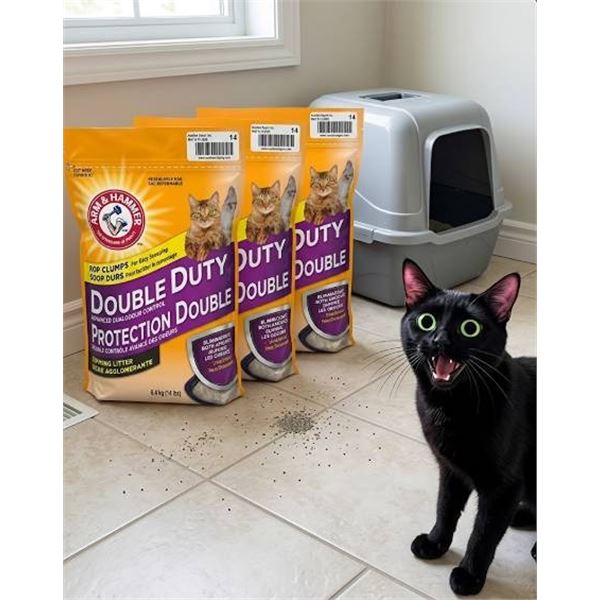 Arm & Hammer Double Duty Cat Litter 3X14 lb