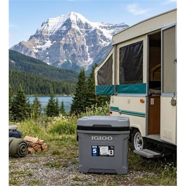 Igloo MaxCold Latitude 62 Qt Roller Cooler