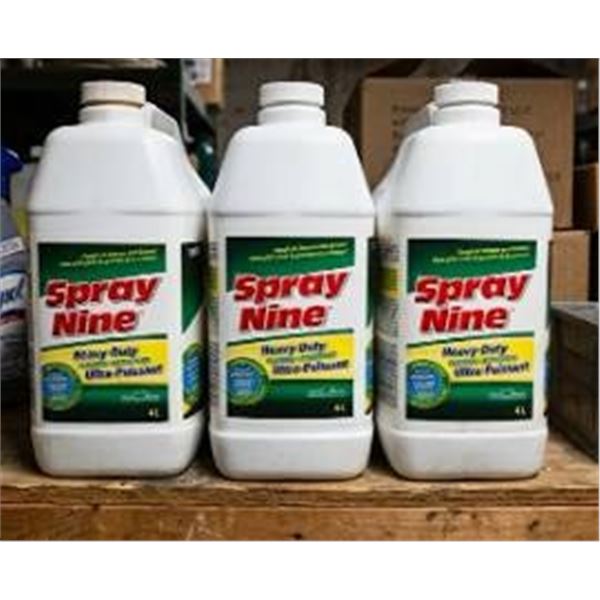 Spray Nine Heavy-Duty Cleaner 4L x3