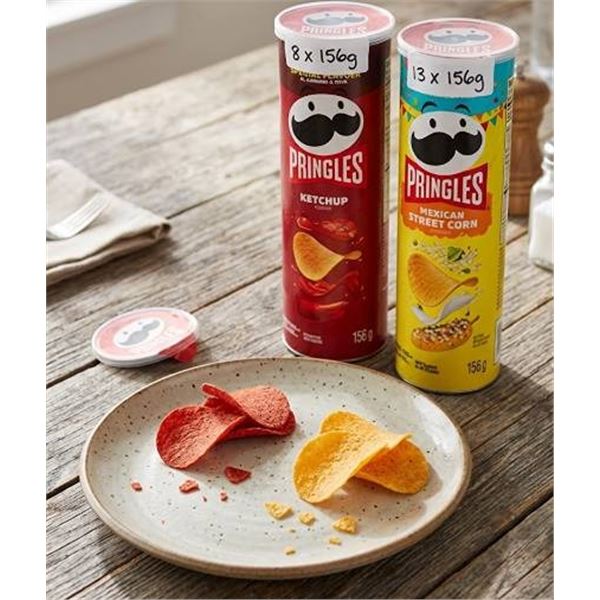 Pringles Ketchup and Street Corn Chips Lot