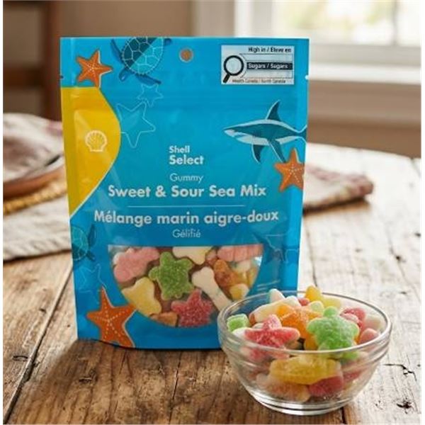 Shell Select Gummy Sweet & Sour Sea Mix 150g