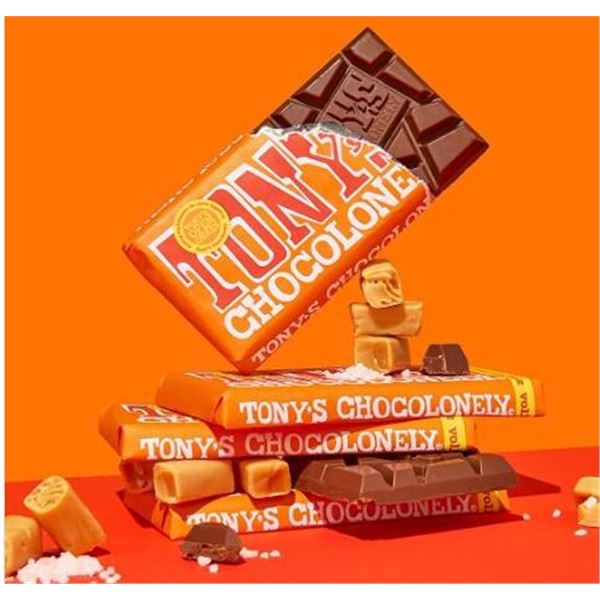 Tony's Chocolonely Caramel Sea Salt 15 Bars