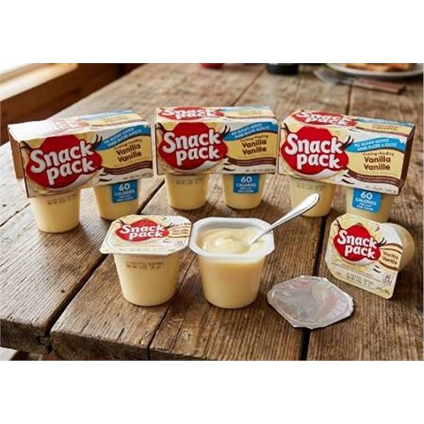 Snack Pack Vanilla Pudding Cups 12 Packs
