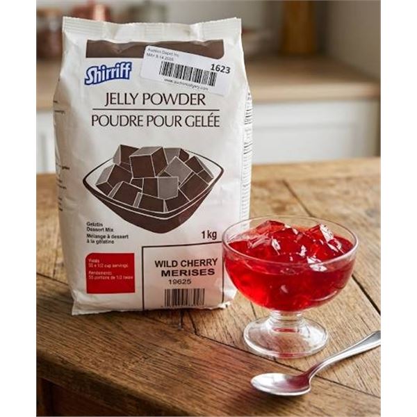 Shirriff Jelly Powder Wild Cherry 2 Pack 1kg