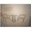 Image 4 : Bali Bistro Set 3-Piece Outdoor Furniture