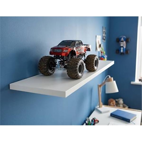 lot of 5 - Rubbermaid 12" x 48" White Shelf Set