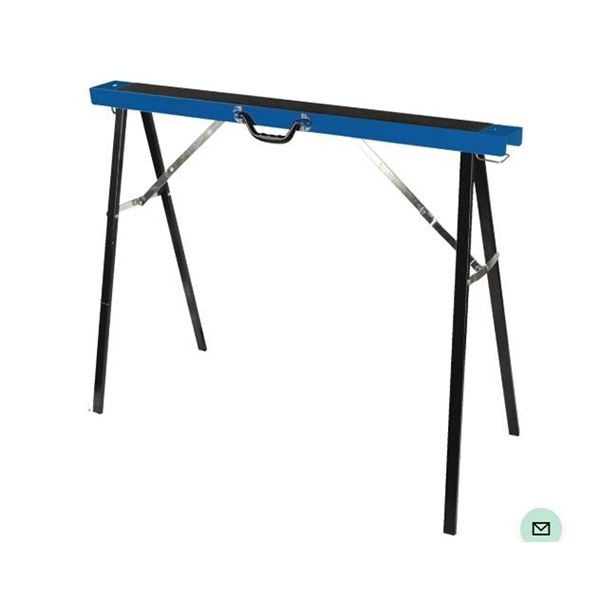 Blue Steel Folding Sawhorse