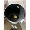 Image 3 : Black Ridged Planter, 26" Tall