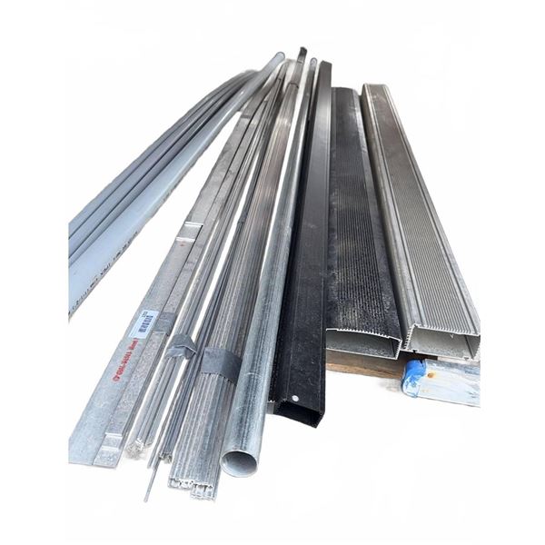 Lot of Metal and PVC Tubes