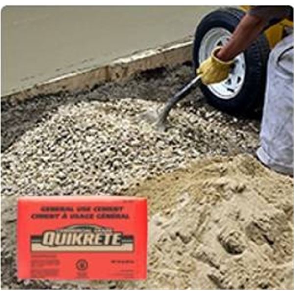 Lot of 8 Quikrete General Use Cement, 88lbs