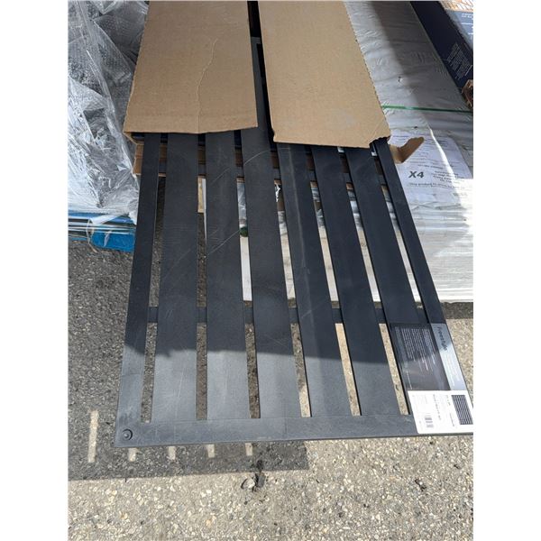 Freestyle 24x44in Black Boardwalk Mat