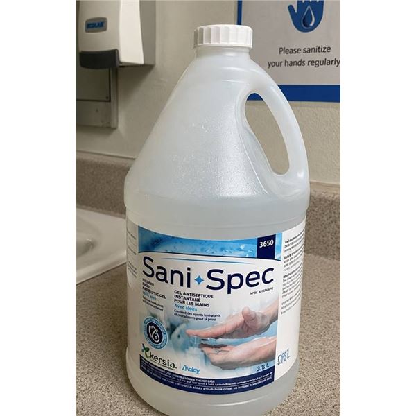 Pallet of Kersia Sani-Spec Sanitizer Gallons