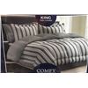 Image 1 : Bamboo World Queen Graham Bed in a bag Set incl. Sheets, pillow case and comforter,