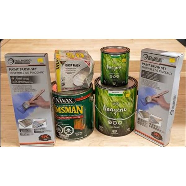 Paint Supplies and Brush Sets