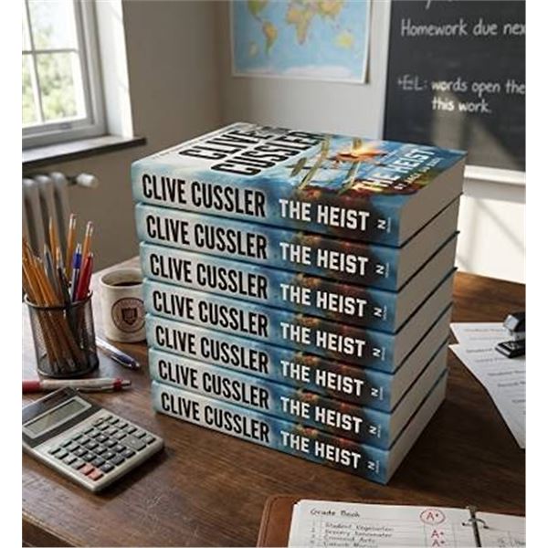 Case Lot of 18 copies of - Clive Cussler Novel: The Heist