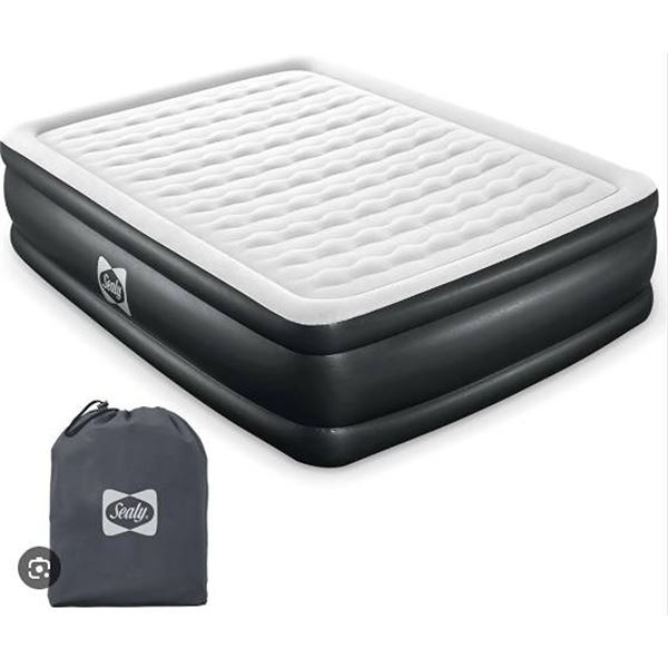 Sealy Queen size Self inflating  Air Mattress with Carry Bag