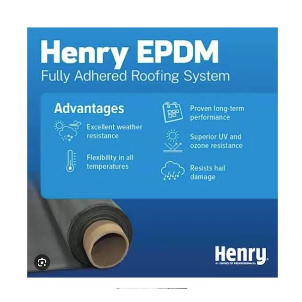 Pallet of Henry 2-Ply Grey Roofing Rolls