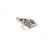 Image 6 : Navajo R. Singer Silver Turquoise Footprint Ring