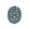 Image 1 : Navajo Marco Begaye Petite Point Turquoise Ring