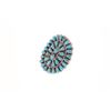 Image 2 : Navajo Marco Begaye Petite Point Turquoise Ring