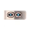 Image 6 : Navajo Silver Bear Paw & Shadowbox Money Clips