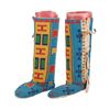 Image 2 : c1940- Assiniboine Fully Beaded High Top Moccasins