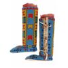 Image 3 : c1940- Assiniboine Fully Beaded High Top Moccasins