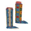 Image 5 : c1940- Assiniboine Fully Beaded High Top Moccasins