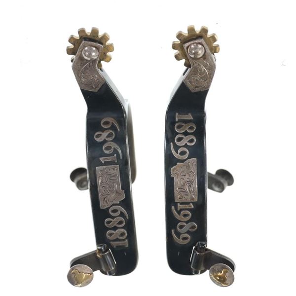 Bob & Diane Scalese Montana Silver Mounted Spurs