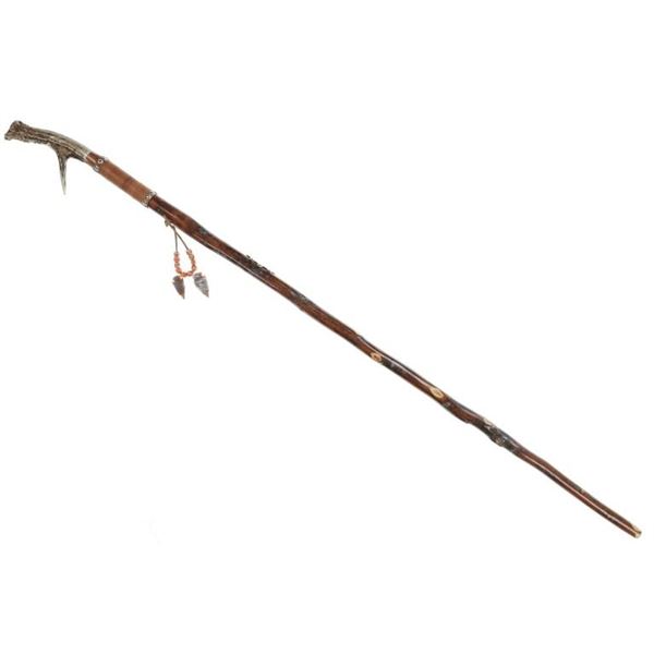 Yellowstone Park Projectile Point Walking Stick