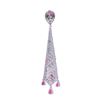 Image 4 : Oscar Friedman Designer Burmese Ruby Earrings