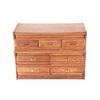 Image 2 : Antique Seven Drawer Mission Oak File Cabinet