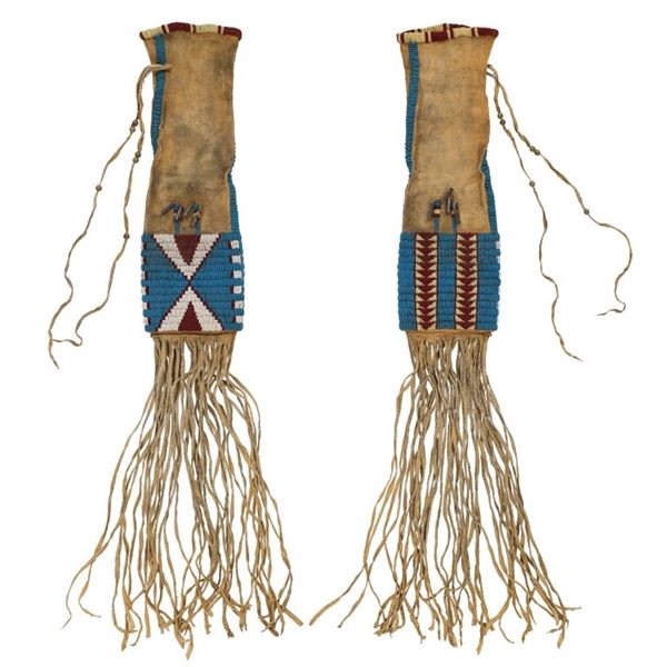 circa 1860-1870 Northern Plains Beaded Pipe Bag