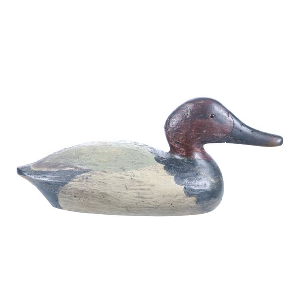 Tom Taber Redheaded Wooden Duck Decoy