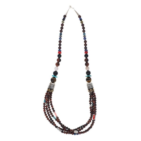 Navajo Tommy & Rose Singer Multistone Necklace