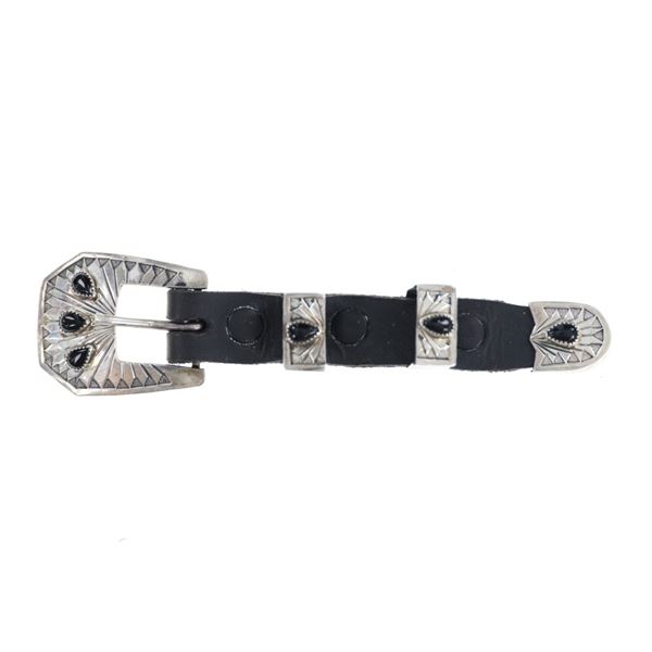 Navajo Diné Margie Mull Sterling Onyx Ranger