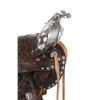 Image 12 : c1930 Visalia Silver Mounted Higgins Parade Saddle