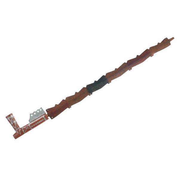 Mid-1800's Chief's Grade Cheyenne Inlaid Pipe RARE